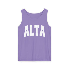 Buy violet Alta, Utah Tank Top Unisex | Comfort Colors - 100% Cotton