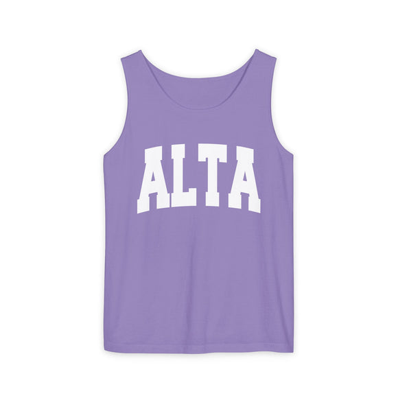 Alta, Utah Tank Top Unisex | Comfort Colors - 100% Cotton