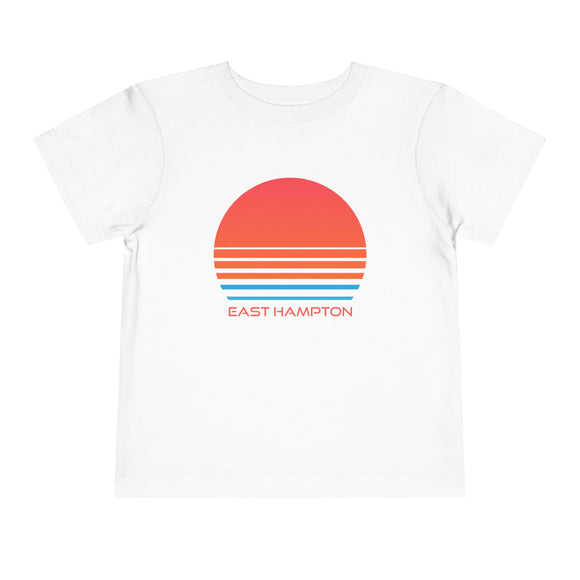 East Hampton, New York Toddler T-Shirt - Retro 80s Toddler East Hampton Shirt