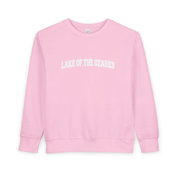 Buy pink Lake of the Ozarks, Missouri Toddler Sweatshirt - Lake of the Ozarks Toddler Crewneck Sweatshirt