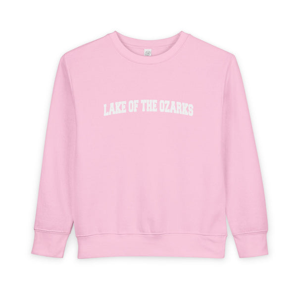 Lake of the Ozarks, Missouri Toddler Sweatshirt - Lake of the Ozarks Toddler Crewneck Sweatshirt