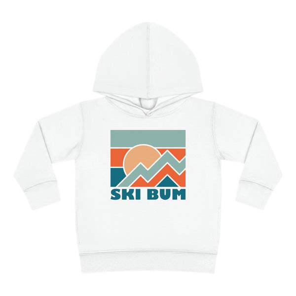 Ski Bum Toddler Hoodie - Unisex Ski Bum Toddler Sweatshirt