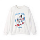 Park City, Utah Sweatshirt - Ski Snowman Graphic Crewneck-1
