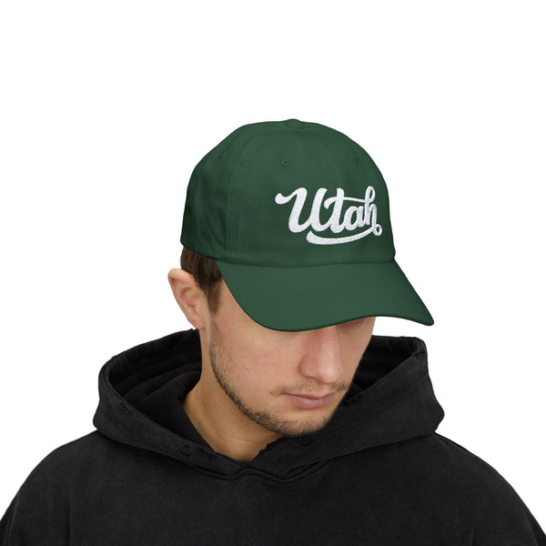 Utah Dad Hat - Embroidered Utah Classic Dad Cap