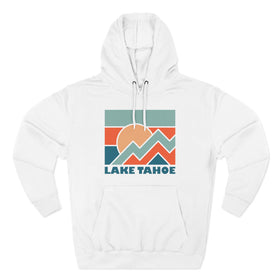 Lake Tahoe, California Hoodie - Retro Mountain Unisex Sweatshirt - 0
