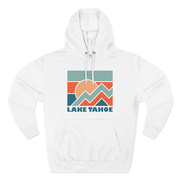 Lake Tahoe, California Hoodie - Retro Mountain Unisex Sweatshirt - 0