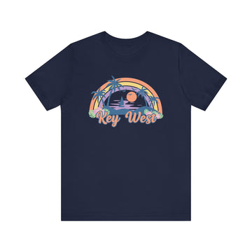 Buy navy Key West, Florida T-Shirt - Retro Beach Unisex Key West Shirt