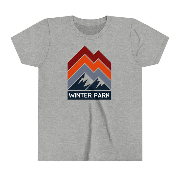 Winter Park, Colorado Youth Shirt - Retro Mountain Winter Park Kid's T-Shirt
