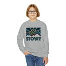 Stowe, Vermont Youth Sweatshirt - Unisex Kid's Stowe Crewneck Sweatshirt-7