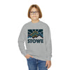 Stowe, Vermont Youth Sweatshirt - Unisex Kid's Stowe Crewneck Sweatshirt