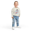 Vermont Toddler Sweatshirt - Skiing Snowman Vermont Toddler Crewneck Sweatshirt-8