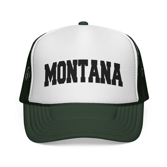 Montana Retro Collegiate Style Trucker Hat
