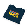 Tampa, Florida Toddler Sweatshirt - Retro Sun Tampa Toddler Crewneck Sweatshirt