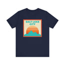 Retro Salt Lake City, Utah T-Shirt, Mountain Sun Tee, Unisex Graphic Shirt, Vintage Salt Lake City, Utah Top, Outdoor Adventure Clothing-3