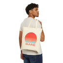 Maine Cotton Canvas Maine Tote Bag - Retro 80s-4