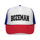 Bozeman, Montana Collegiate Style Trucker Hat-1