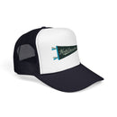 North Cascades National Park Pennant Trucker Hat — Vintage Foam Mesh Cap-7