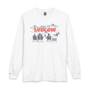 Ludlow, Vermont Après-ski Long Sleeve Shirt - Mountain Retro Skiing-2