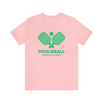 Buy pink Rhode Island Pickleball T-Shirt - Unisex Rhode Island Shirt