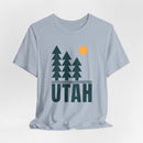 Utah T Shirt - Retro Trees Utah Tee-14