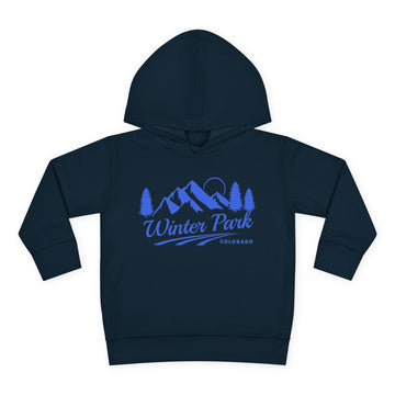 Buy navy Winter Park, Colorado Toddler Hoodie - Unisex Mountain Winter Park Pullover Sweatshirt, Kids Hooded Jumper, Colorado Souvenir