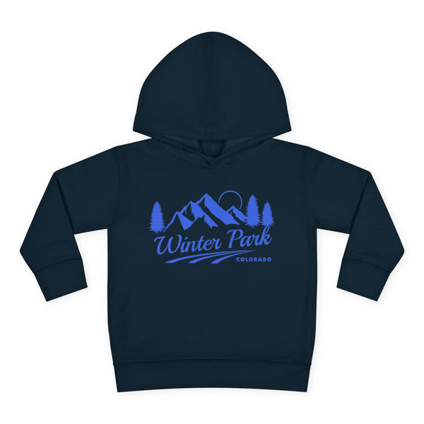 Winter Park, Colorado Toddler Hoodie - Unisex Mountain Winter Park Pullover Sweatshirt, Kids Hooded Jumper, Colorado Souvenir