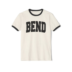 Bend, Oregon Cotton Ringer Graphic Tee - Unisex Bend T Shirt, Vintage Style Tee, Men's/Women's Tee - 0