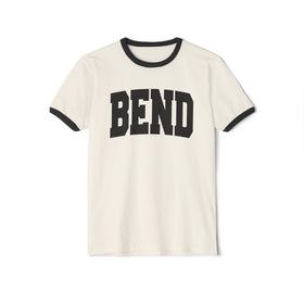 Bend, Oregon Cotton Ringer Graphic Tee - Unisex Bend T Shirt, Vintage Style Tee, Men's/Women's Tee