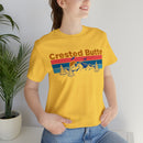 Crested Butte, Colorado Shirt - Mountain Sunset Unisex Crested Butte T-Shirt-106
