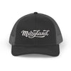 Maryland Snapback Trucker Cap - Embroidered Maryland Hat