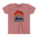 Colorado Youth Shirt - Retro Mountain Colorado Kid's T-Shirt-1