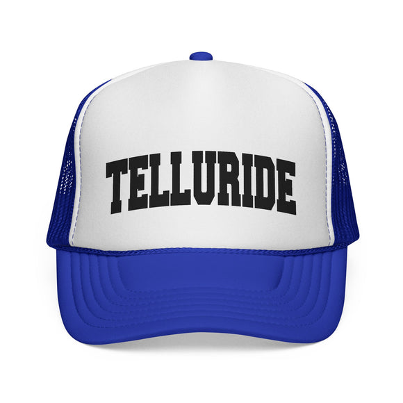 Telluride, Colorado Collegiate Style Trucker Hat