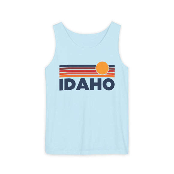 Idaho Retro Sunstripe Tank Top | Comfort Colors - 100% Cotton