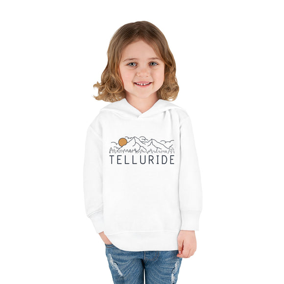 Telluride, Colorado Toddler Hoodie - Unisex Telluride Toddler Sweatshirt