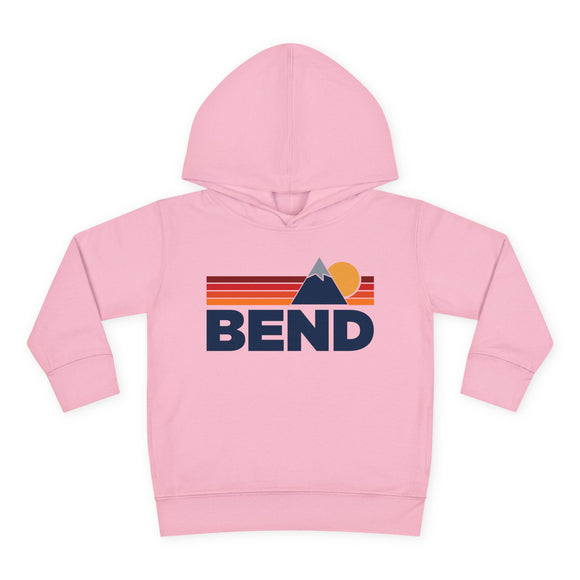 Bend, Oregon Toddler Hoodie - Unisex Mountain Bend Pullover Sweatshirt, Kids Hooded Jumper, Oregon Souvenir