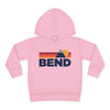 Bend, Oregon Toddler Hoodie - Unisex Mountain Bend Pullover Sweatshirt, Kids Hooded Jumper, Oregon Souvenir