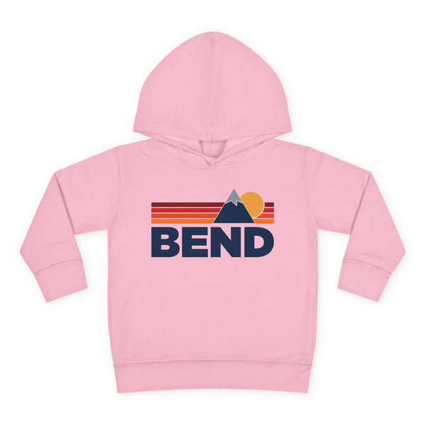 Bend, Oregon Toddler Hoodie - Unisex Mountain Bend Pullover Sweatshirt, Kids Hooded Jumper, Oregon Souvenir