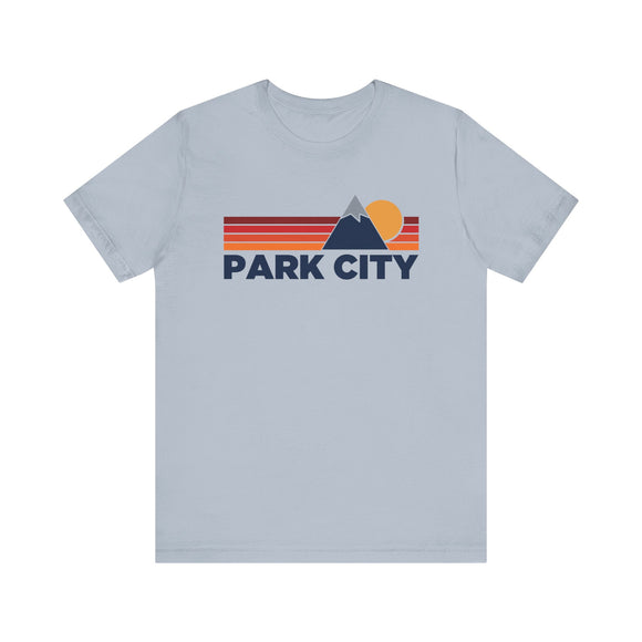 Retro Park City, Utah T-shirt, Mountain Tee, Vintage Park City Unisex Jersey Shirt, Outdoor Hiking Apparel