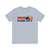 Retro Park City, Utah T-shirt, Mountain Tee, Vintage Park City Unisex Jersey Shirt, Outdoor Hiking Apparel