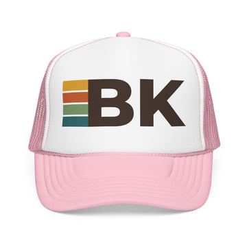 Buy light-pink-white Brooklyn, New York Trucker Hat - BK retro cap