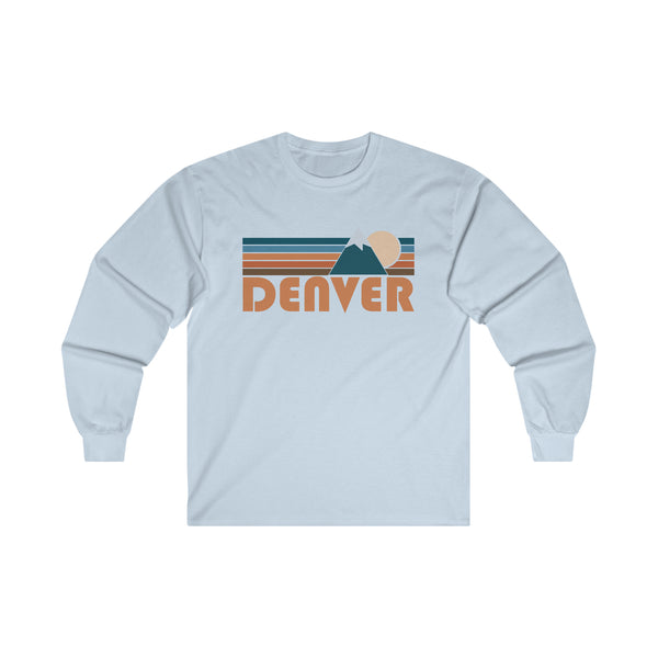 Denver, Colorado Long Sleeve Shirt - Retro Unisex Denver Long Sleeve Tee