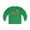 Denver, Colorado Long Sleeve Shirt - Retro Unisex Denver Long Sleeve Tee