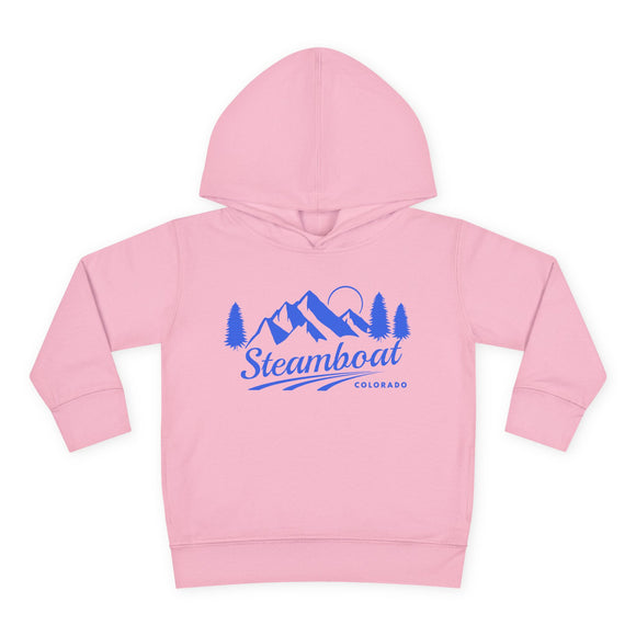 Steamboat, Colorado Toddler Hoodie - Unisex Mountain Steamboat Pullover Sweatshirt, Kids Hooded Jumper, Colorado Souvenir