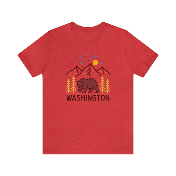 Washington T-Shirt - Retro Unisex Washington Shirt
