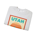 Retro Utah Sweatshirt, Mountain Sun Design, Unisex Crewneck, Gift for Outdoorsy Friends, Vintage Utah Jumper-10