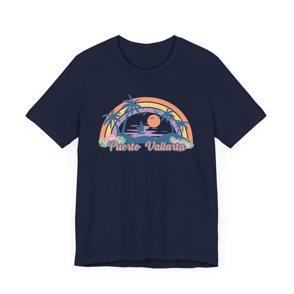 Puerto Vallarta T-Shirt - Retro Beach Unisex Puerto Vallarta Shirt