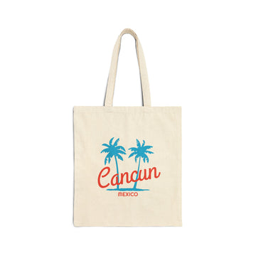 Cancun, Mexico, Cotton Canvas Cancun Tote Bag