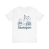 Washington Graphic Tee - Mountain Illustration Washington T Shirt