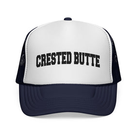 Buy dark-navy Crested Butte, Colorado Collegiate Style Trucker Hat