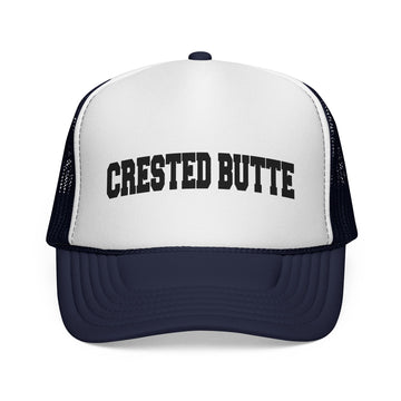 Buy dark-navy Crested Butte, Colorado Collegiate Style Trucker Hat